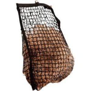 Grooming Deluxe Heunetz Quadratisch Easy Fill Heusack Schwarz S-3cm | kavalio - für mich und mein Pferd